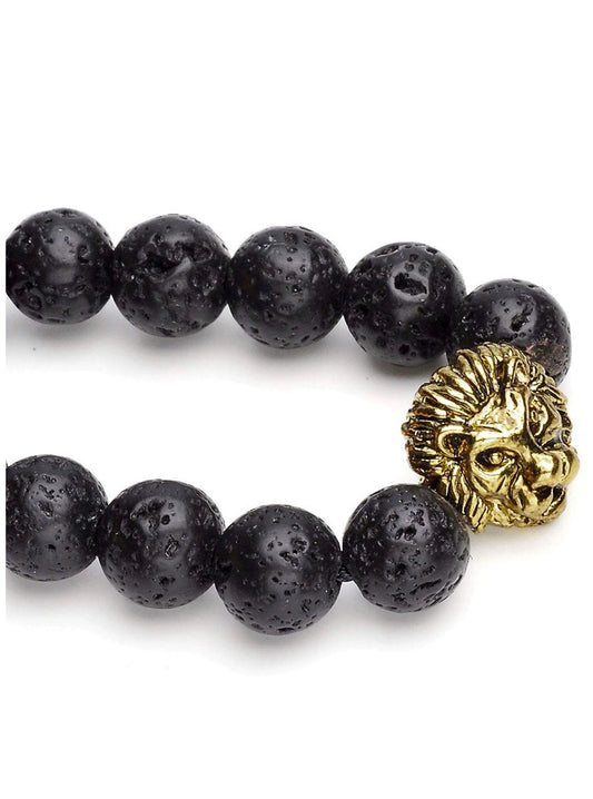 Lava Lion Head Bracelet