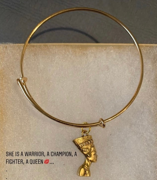 Nefertiti Charm Bracelet