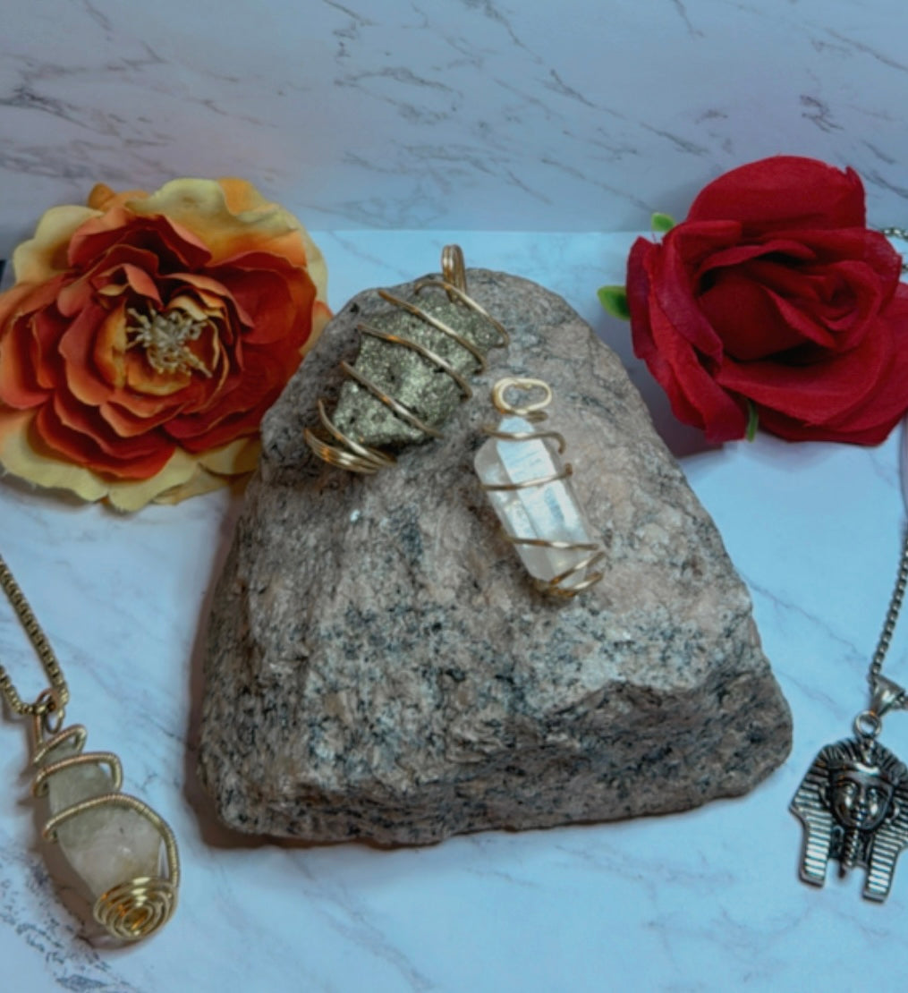 Gold Citrine Necklace