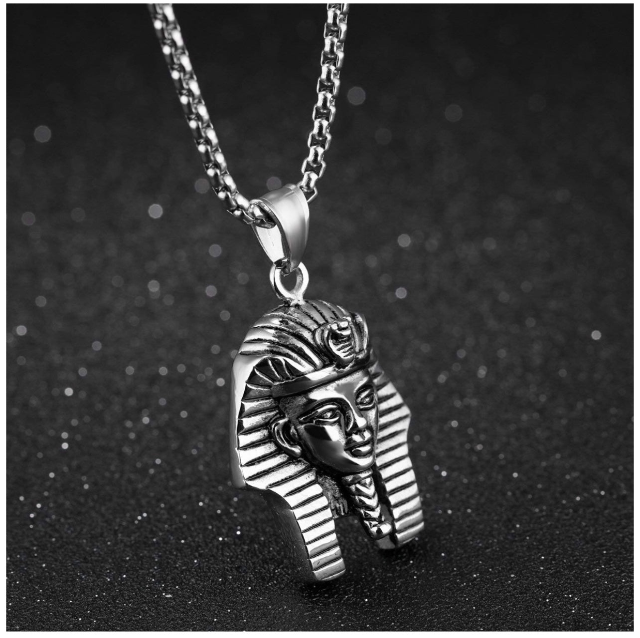 Silver Pharaoh Necklace