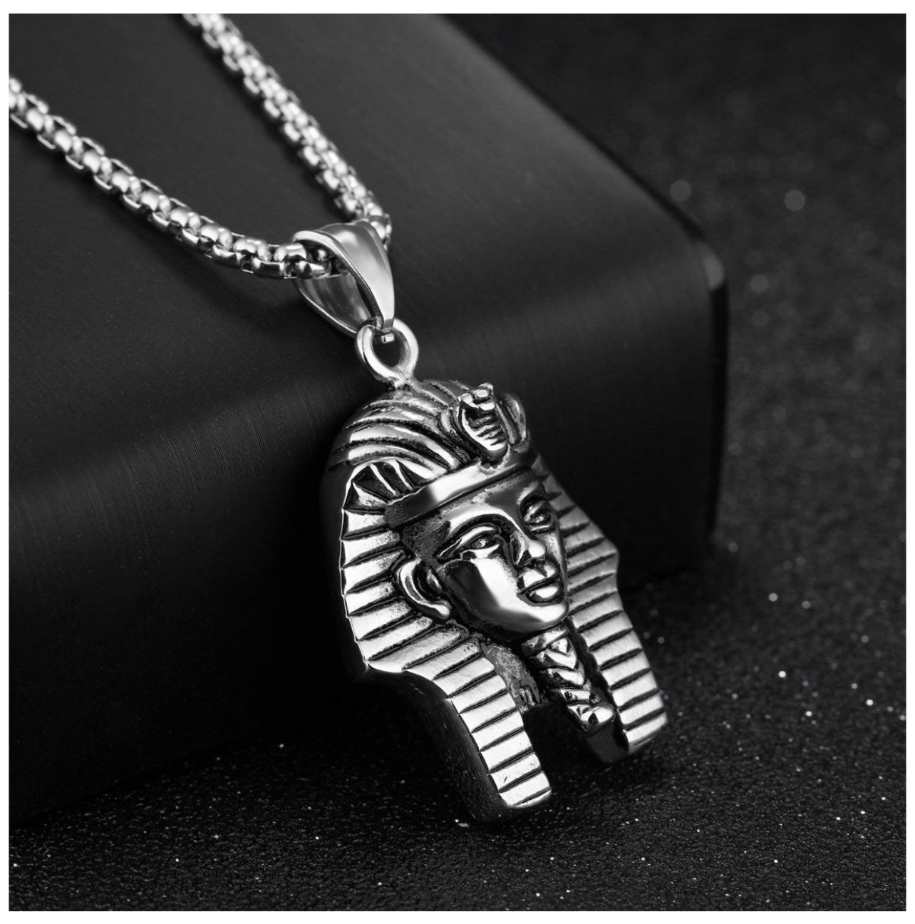 Silver Pharaoh Necklace