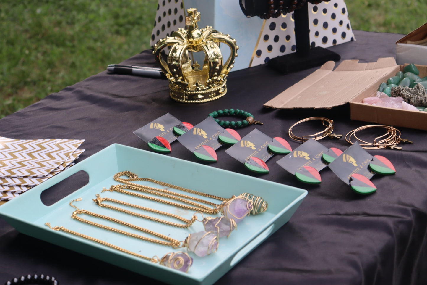 Gold Amethyst Necklace