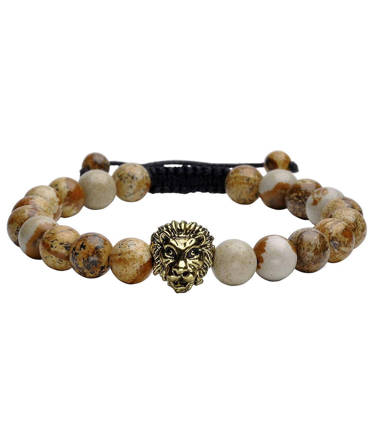 Jasper Lion Head Bracelet