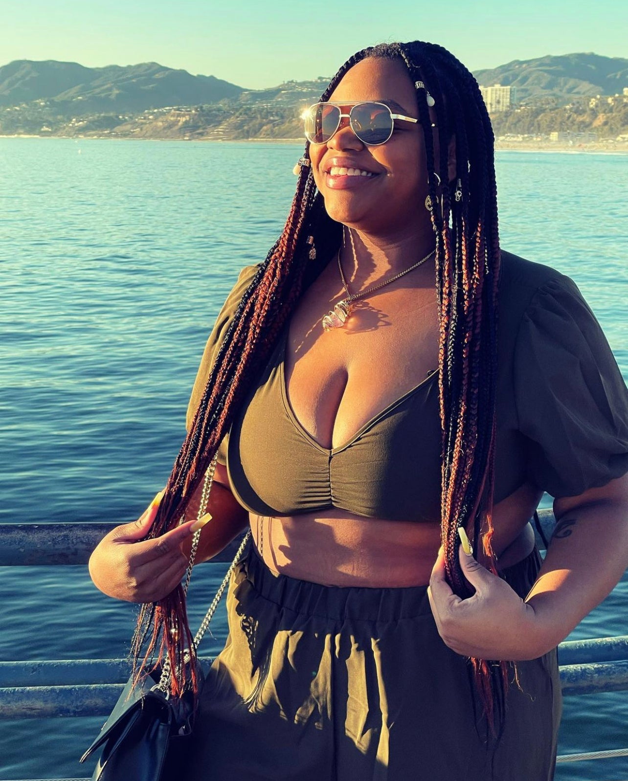 Gold Amethyst Necklace