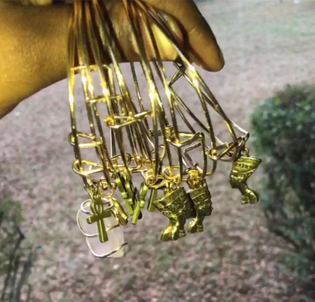 Nefertiti Charm Bracelet