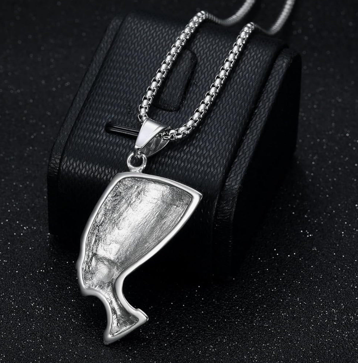 Silver Nefertiti Necklace