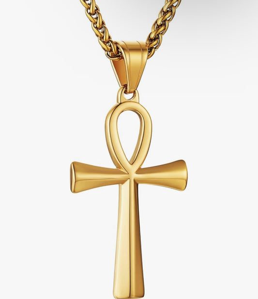 Gold Ankh Necklace