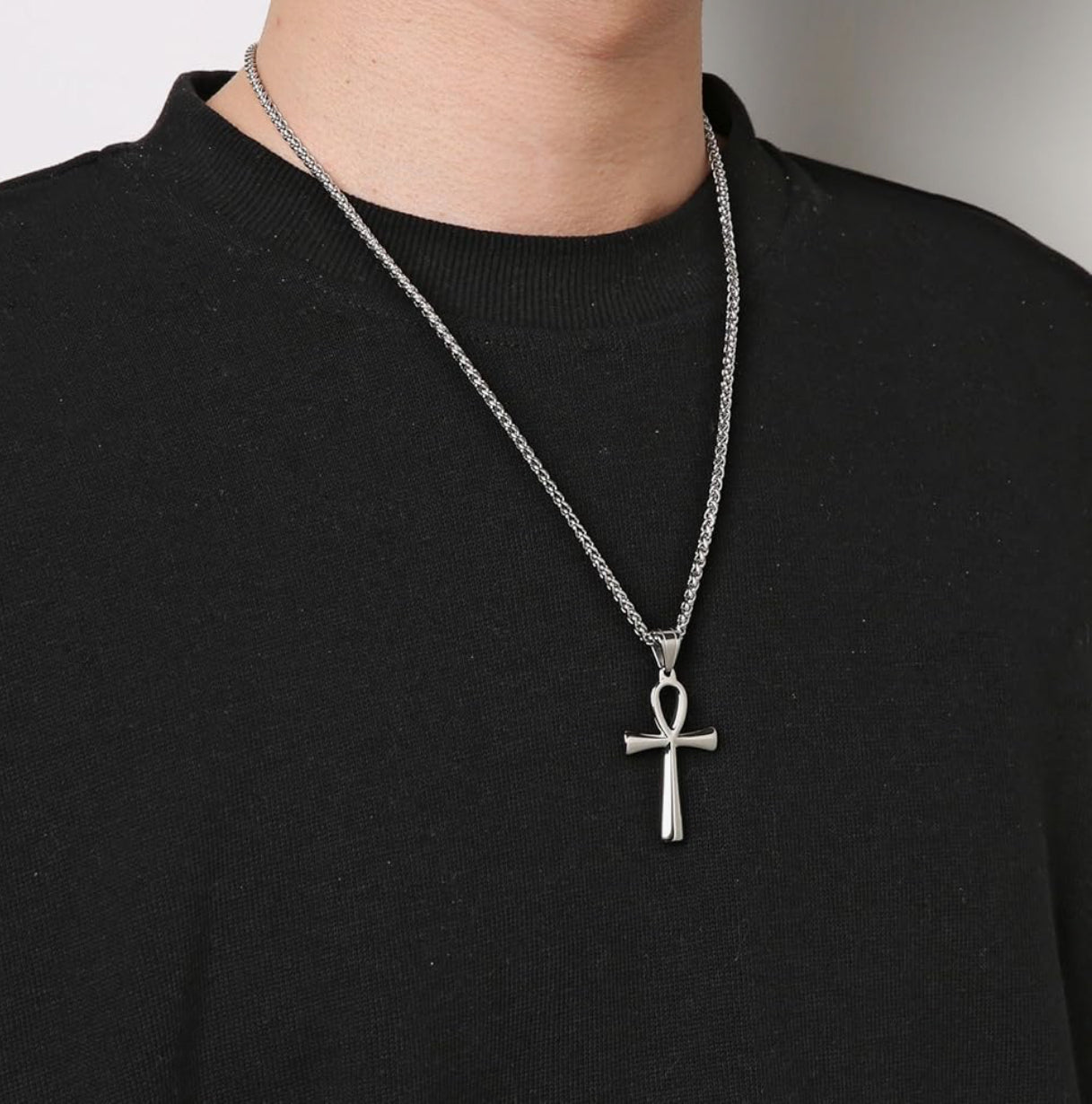 Silver Ankh Necklace