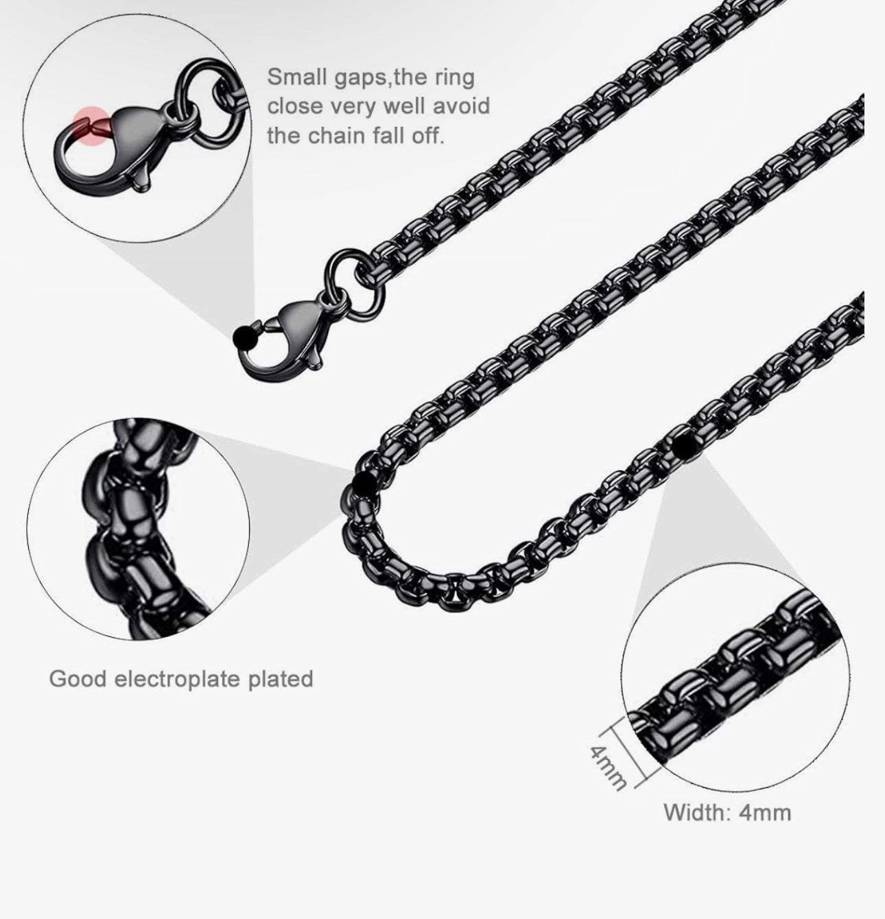 Black Lion Head Necklace