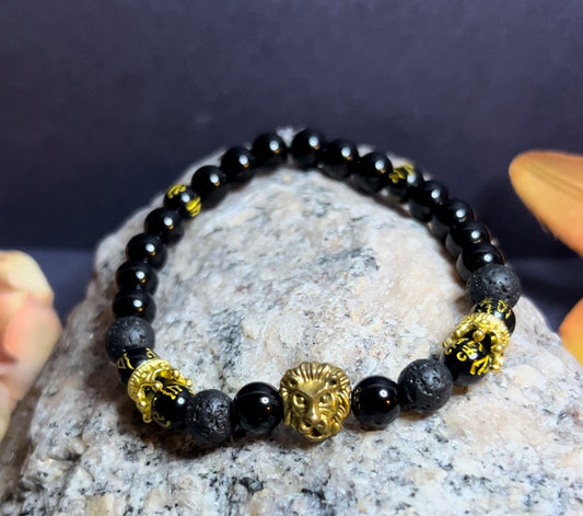 Lion Head Good Luck Bracelet