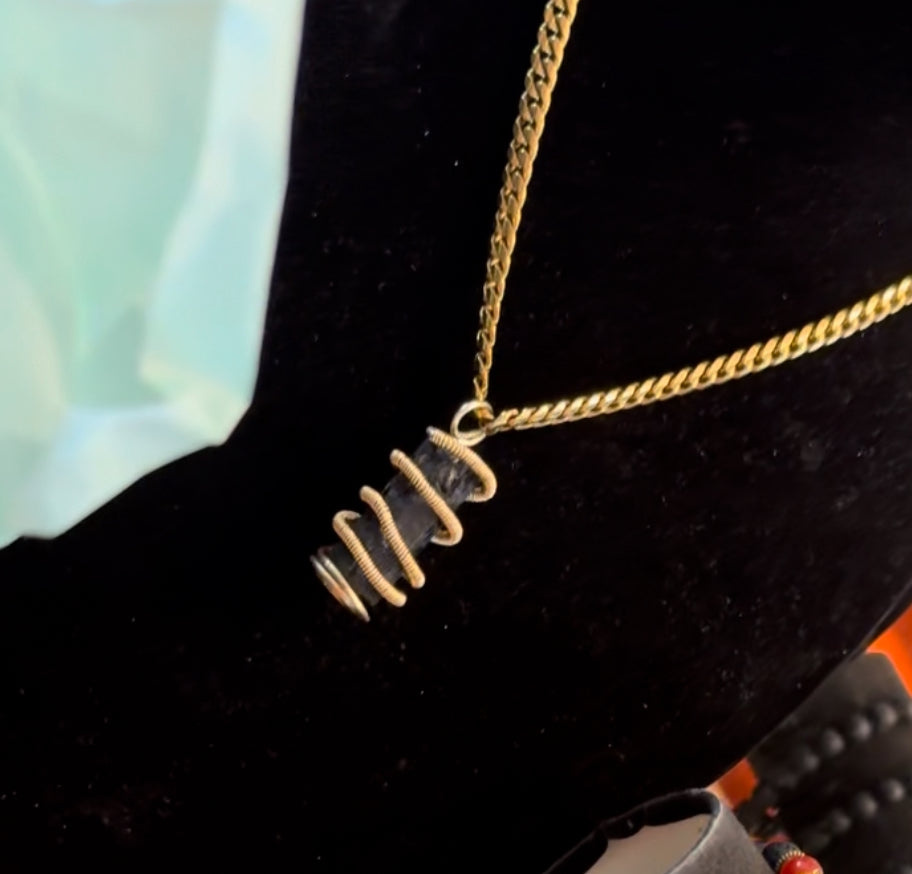 Gold Black Tourmaline