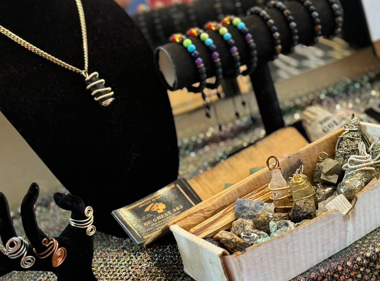 Gold Black Tourmaline