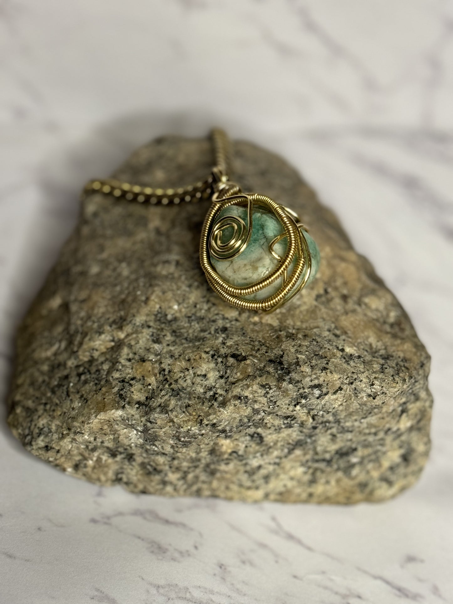 Gold Amanzonite Crystal