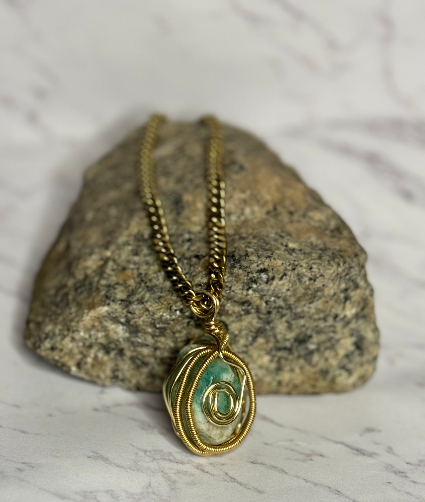 Gold Amanzonite Crystal