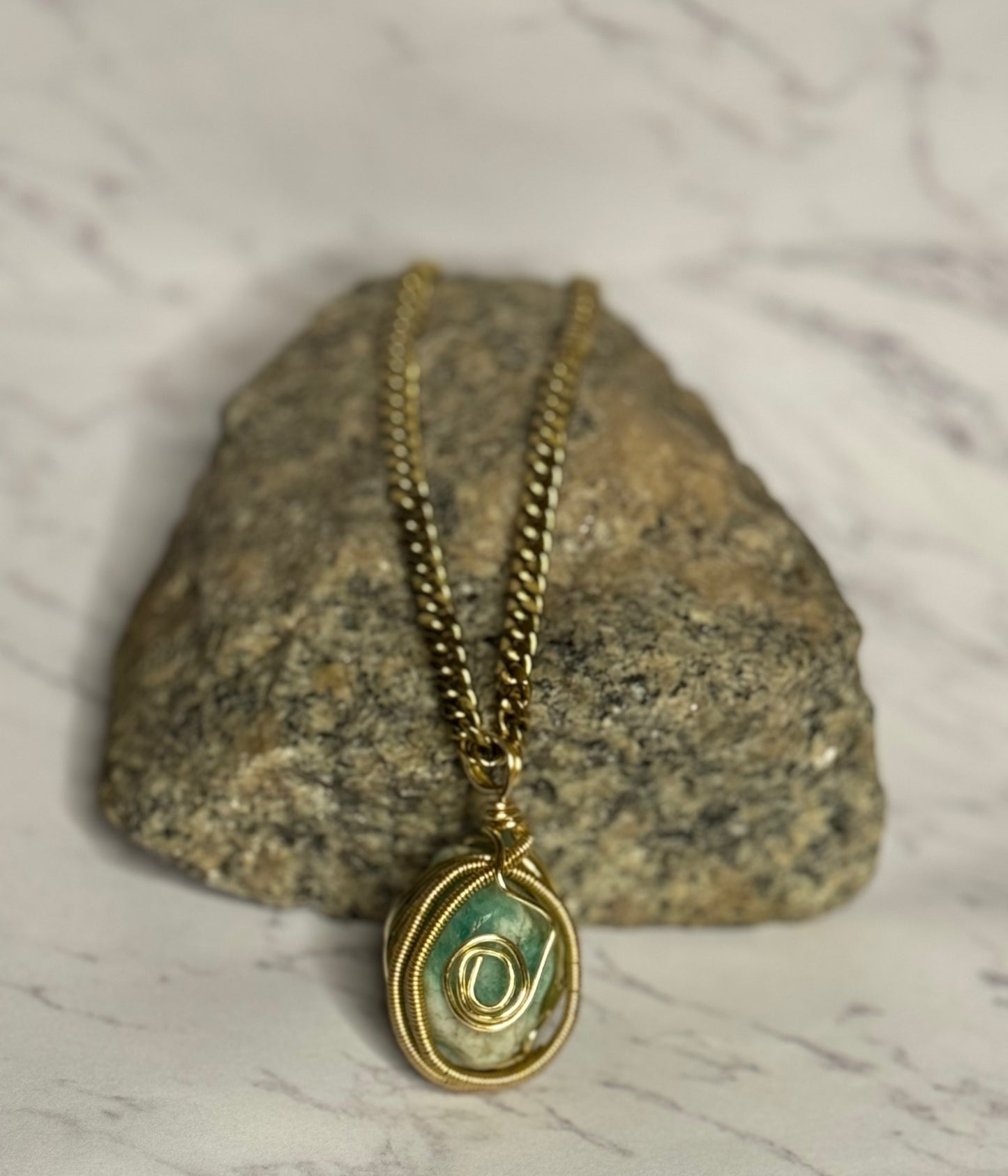 Gold Amanzonite Crystal