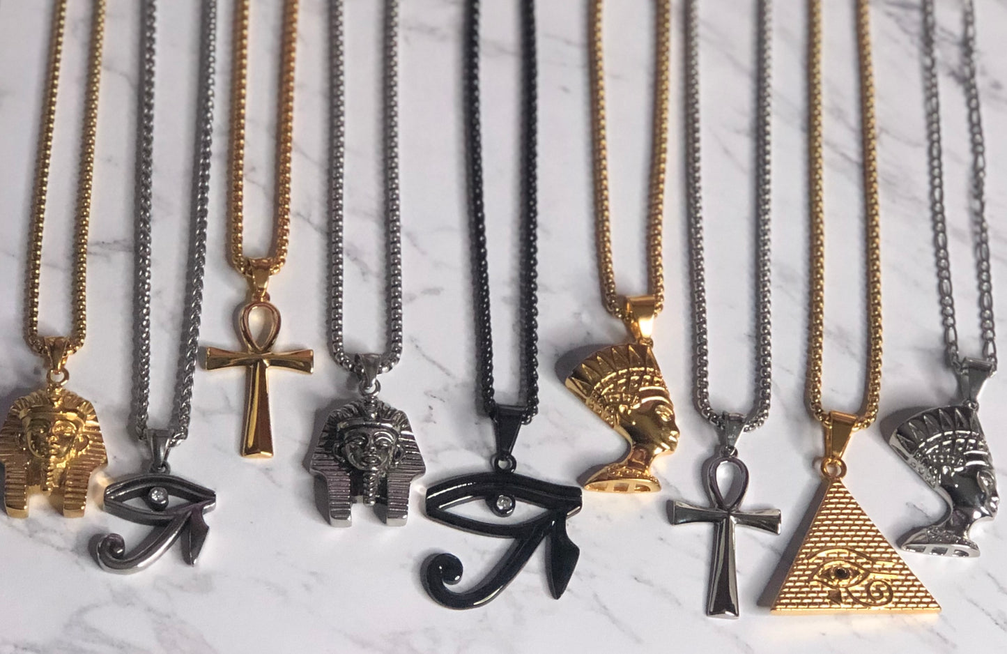 Gold Pharaoh Necklace