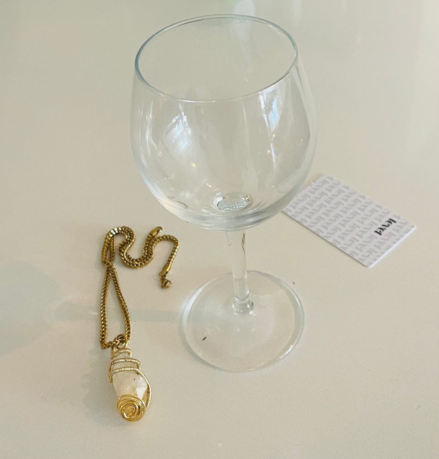 Gold Citrine Necklace