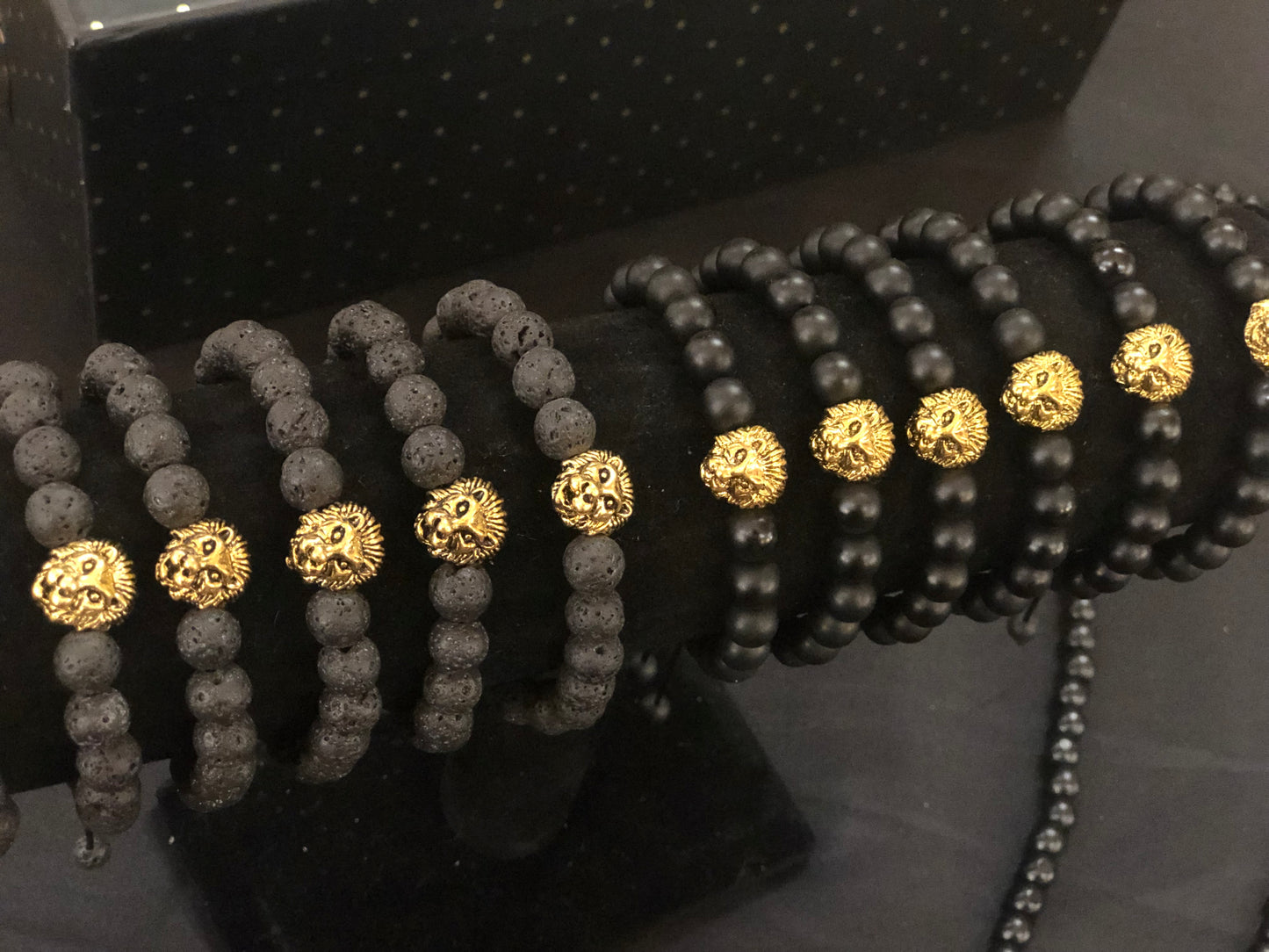Lava Lion Head Bracelet